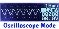 Oscilloscope mode found on LCR-Reader-MPA